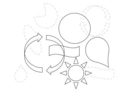 陽光、循環(huán)、綠色、科技因素構(gòu)成正能量科技新LOGO圖形聯(lián)想